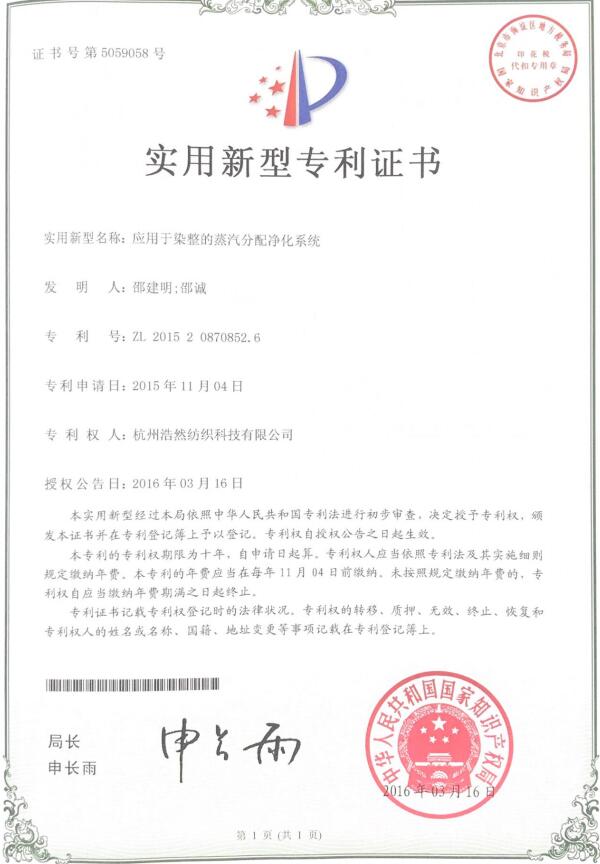 Latter of patent (3)